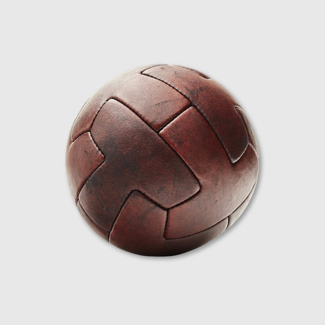 RETRO Brown Leather Soccer ball - My Store