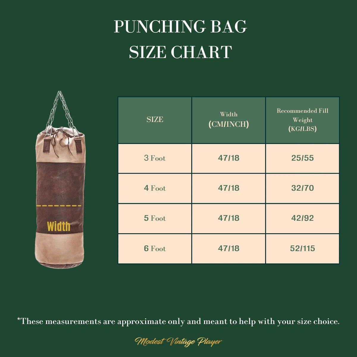 RETRO Heritage Brown Leather Heavy Punching Bag (UN - FILLED) - My Store