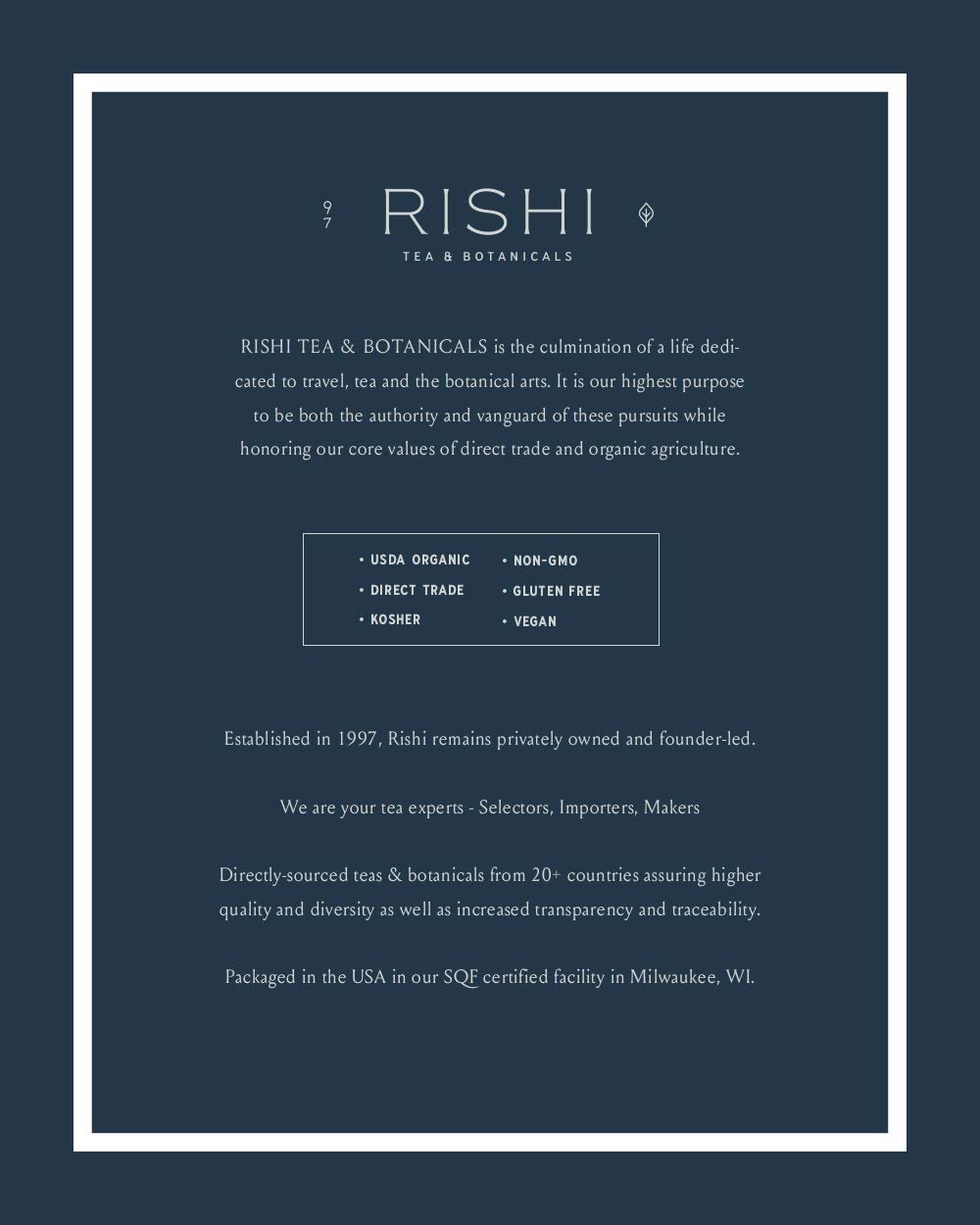 Rishi Tangerine Ginger Herbal Tea - Vetted