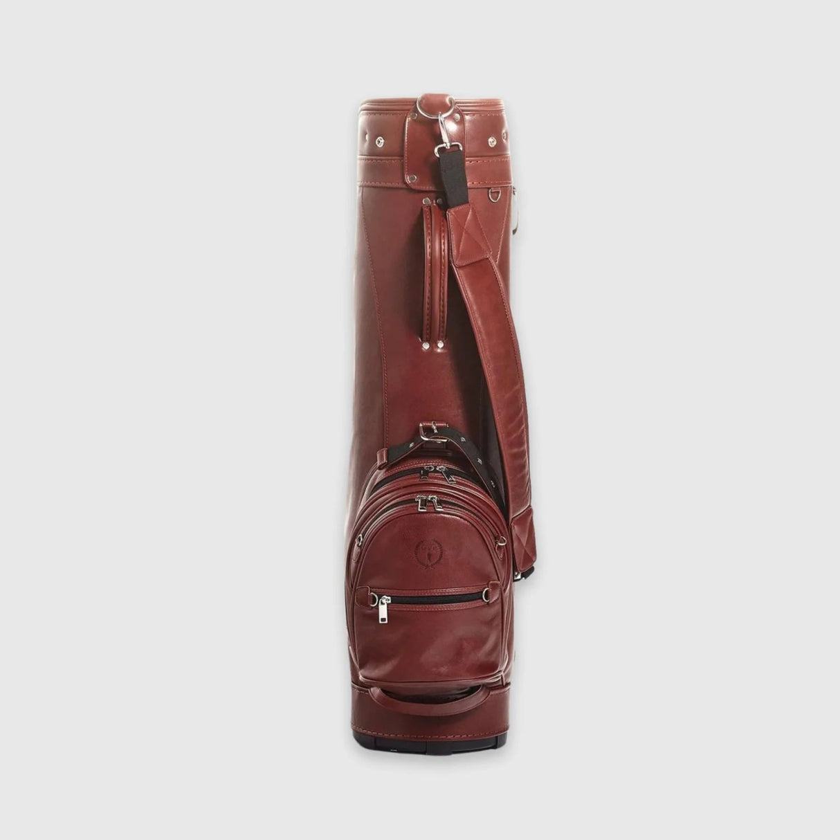Heritage Brown Leather Golf Bag - Cart - My Store
