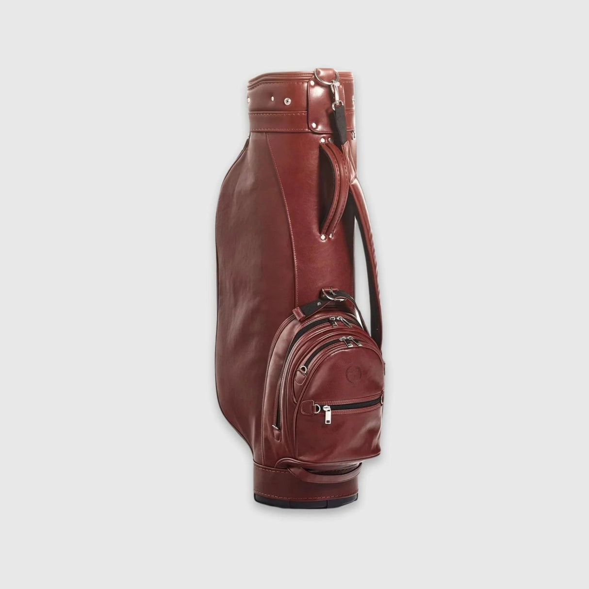 Heritage Brown Leather Golf Bag - Cart - My Store
