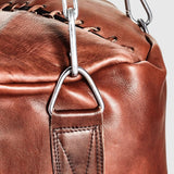 RETRO Heritage Brown Leather Heavy Punching Bag (UN - FILLED) - My Store